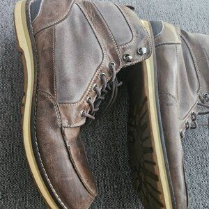 Aldo hightop distressed brown Grey Insulate laceup boots sneaker comfort shoe 12